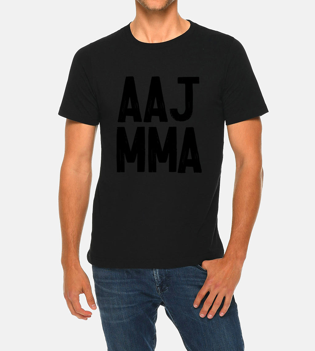 AAJ MMA Tee - Black